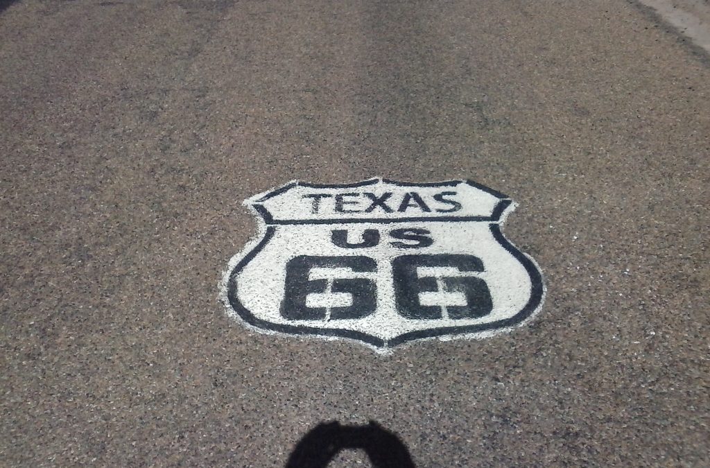 Texas Route 66 In Vega by Buzze A. Long