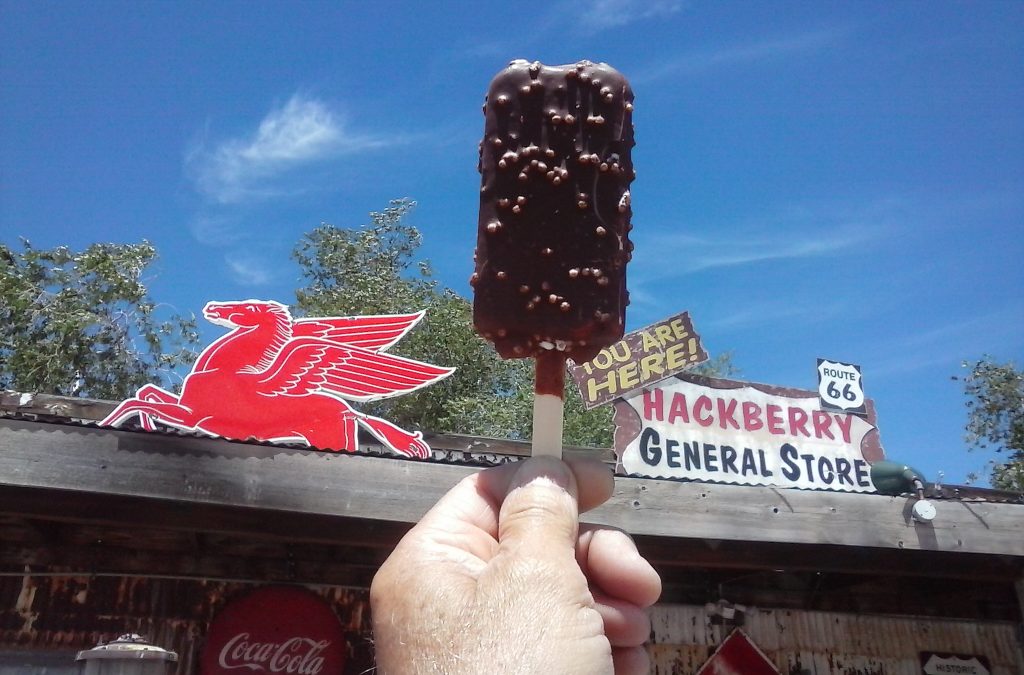 Hackberry, Arizona Ice Cream on US Route 66