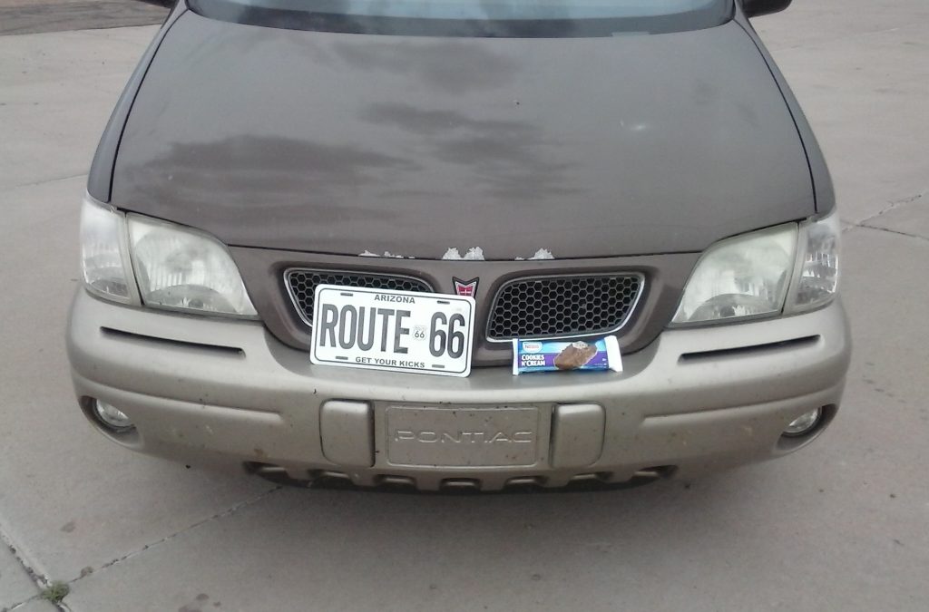 Route66 License Plate for a Jackrabbit