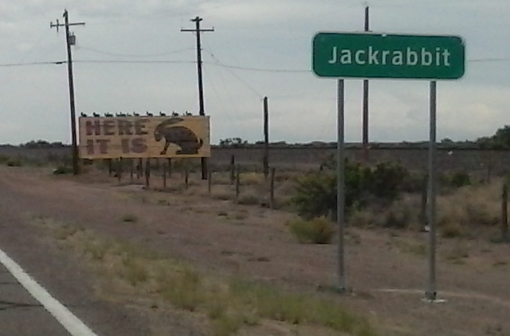 Rout 66 HERE IT IS Jackrabbit Trading Post, AZ 