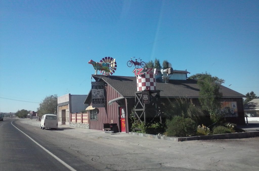 Route 66 Business Sign Cow in Oro, Grande, CA By Buzze A. Long